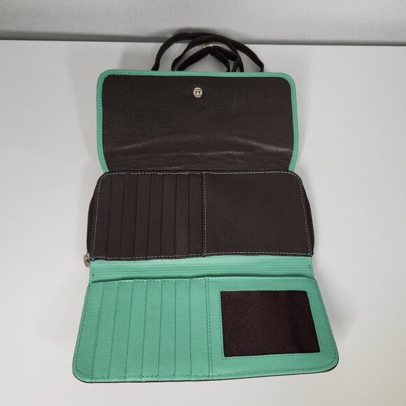 Velez Leather Crossbody Wallet - Picture 10 of 13